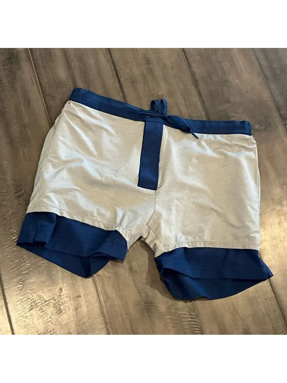 Somewhere Sunny Navy Blue Swim Shorts - Size 36
